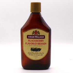 Vintage Hiram Walker Blackberry Brandy Bottle